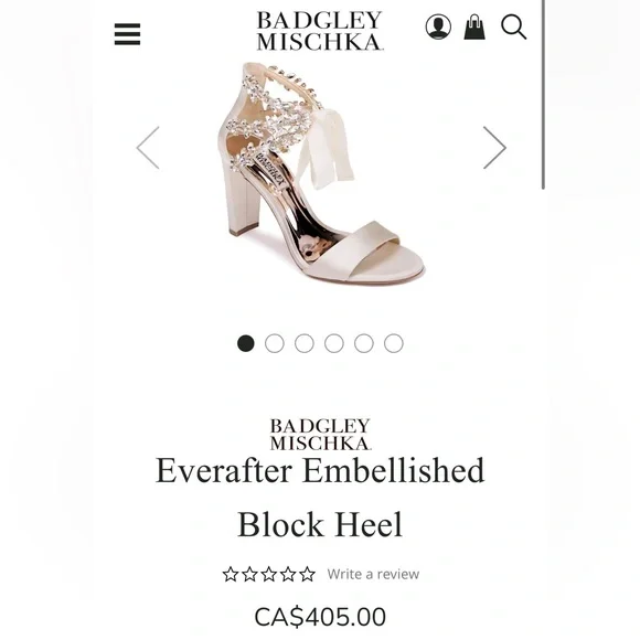 BADGLEY MISCHKA Everafter Embellished Sandal - Picture 8 of 17